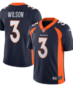 Men's Denver Broncos Russell Wilson Navy Alternate Vapor Limited Jersey JS1469 nicesnker