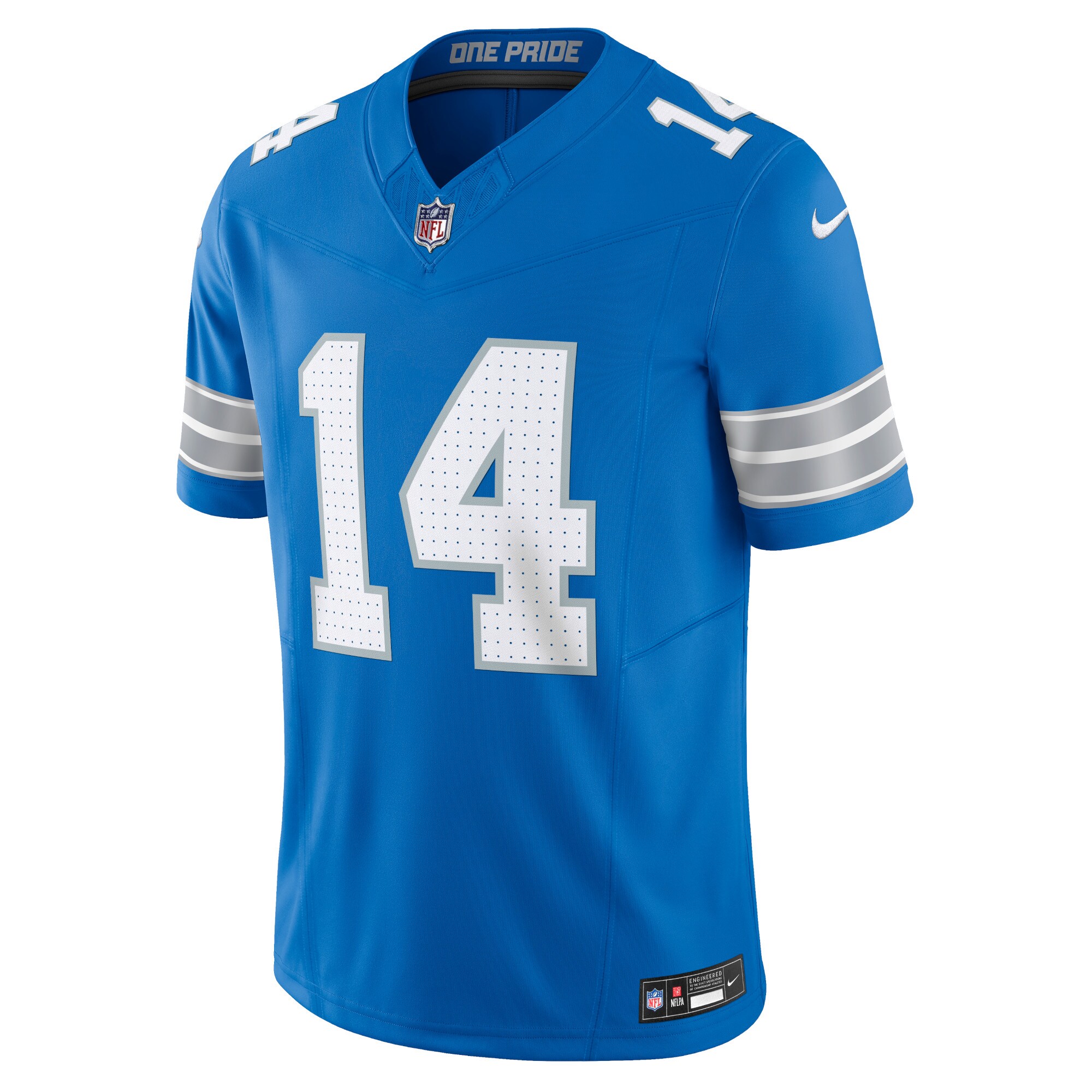 Men's Detroit Lions Amon-Ra St. Brown Blue Vapor F.U.S.E. Limited Jersey JS4995 nicesnker - Image 2