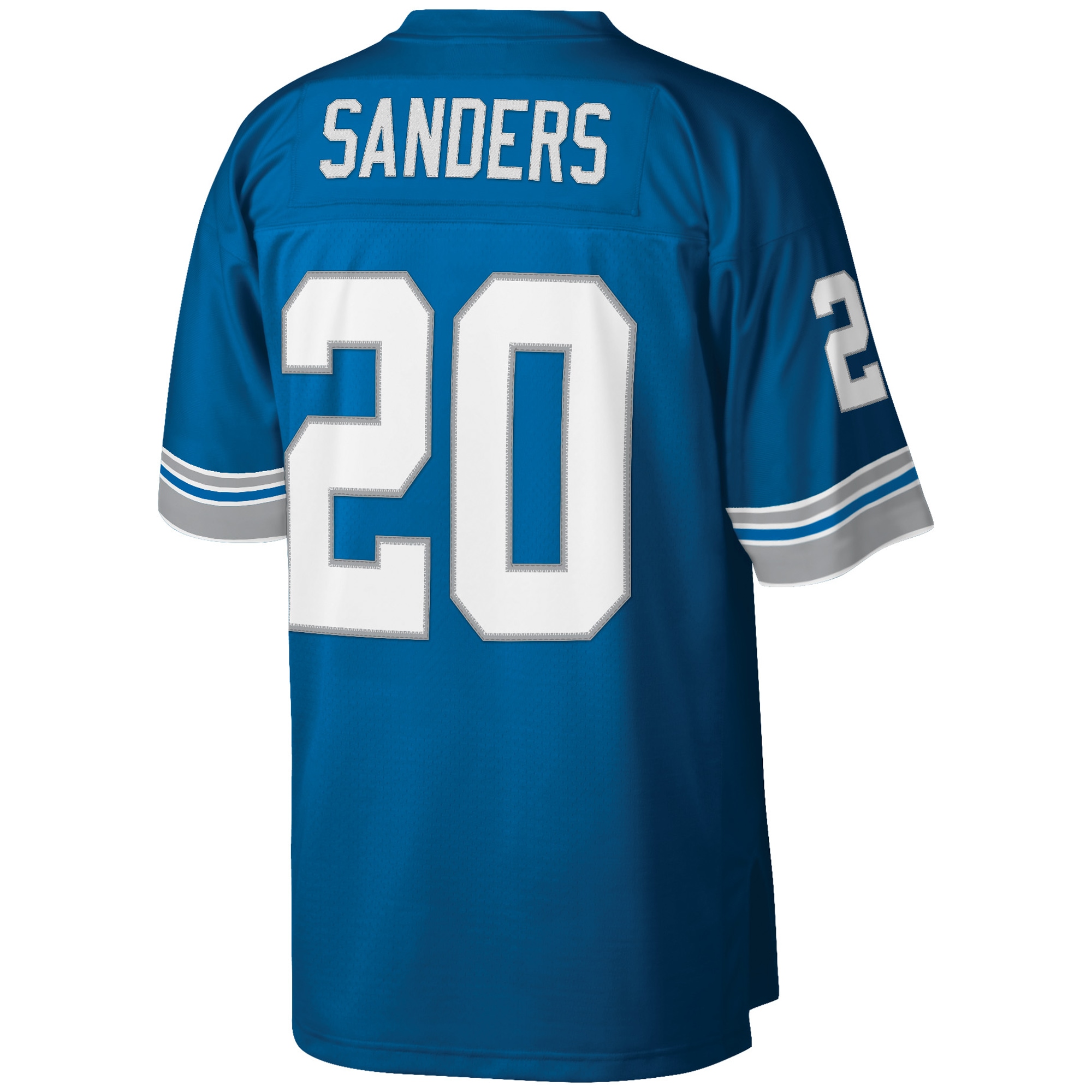Men's Detroit Lions Barry Sanders Mitchell & Ness Blue Big & Tall 1996 Retired Player Jersey JS6616 nicesnker - Image 3