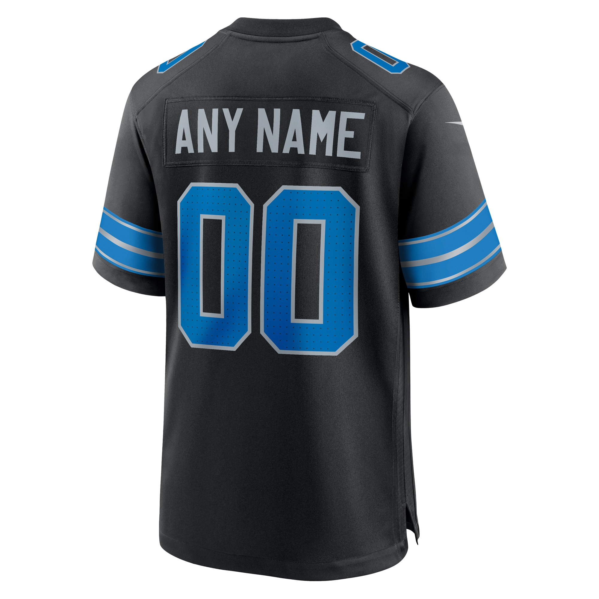 Men's Detroit Lions Black Alternate Custom Game Jersey JS5533 nicesnker - Image 3