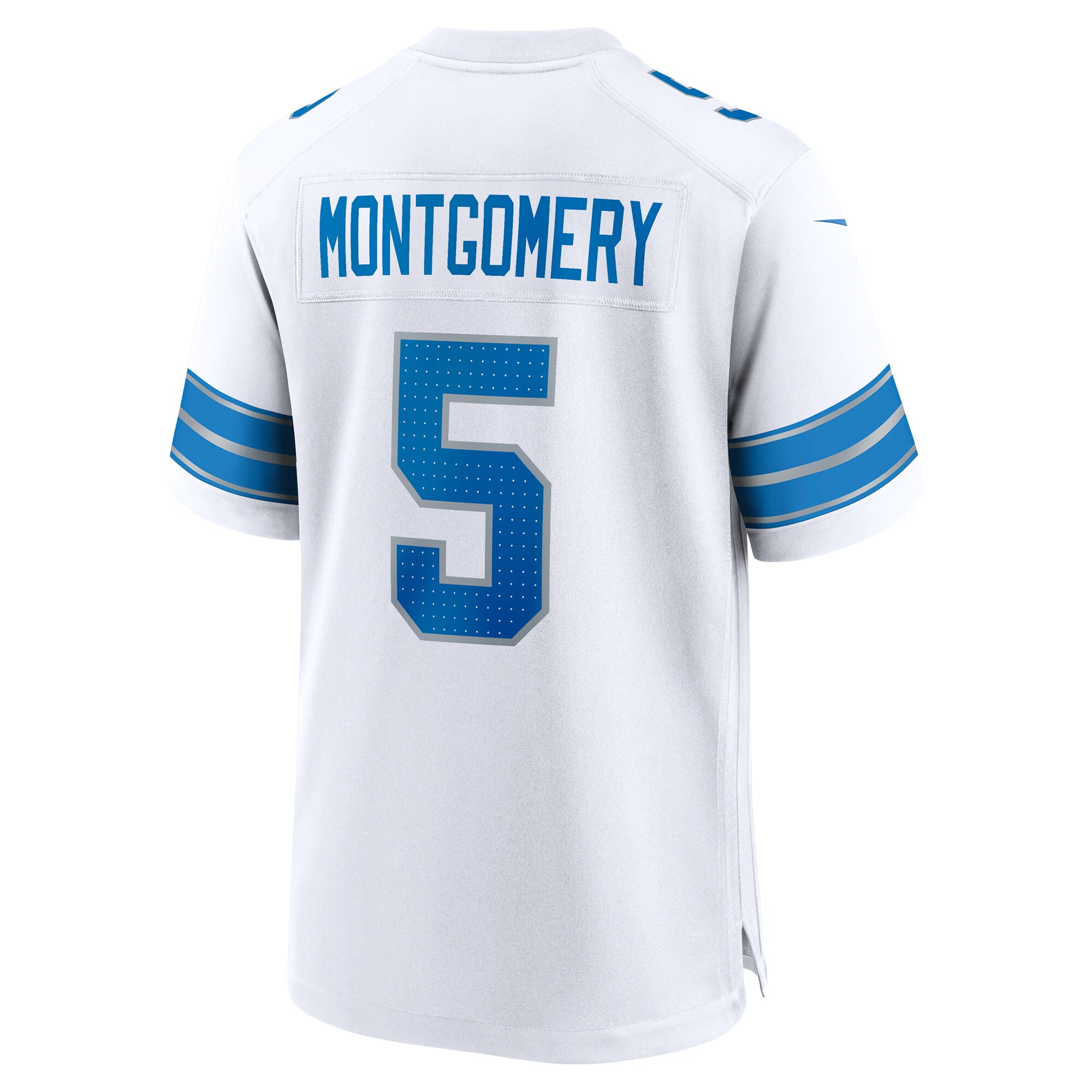 Men's Detroit Lions David Montgomery White Game Jersey JS3414 nicesnker - Image 3