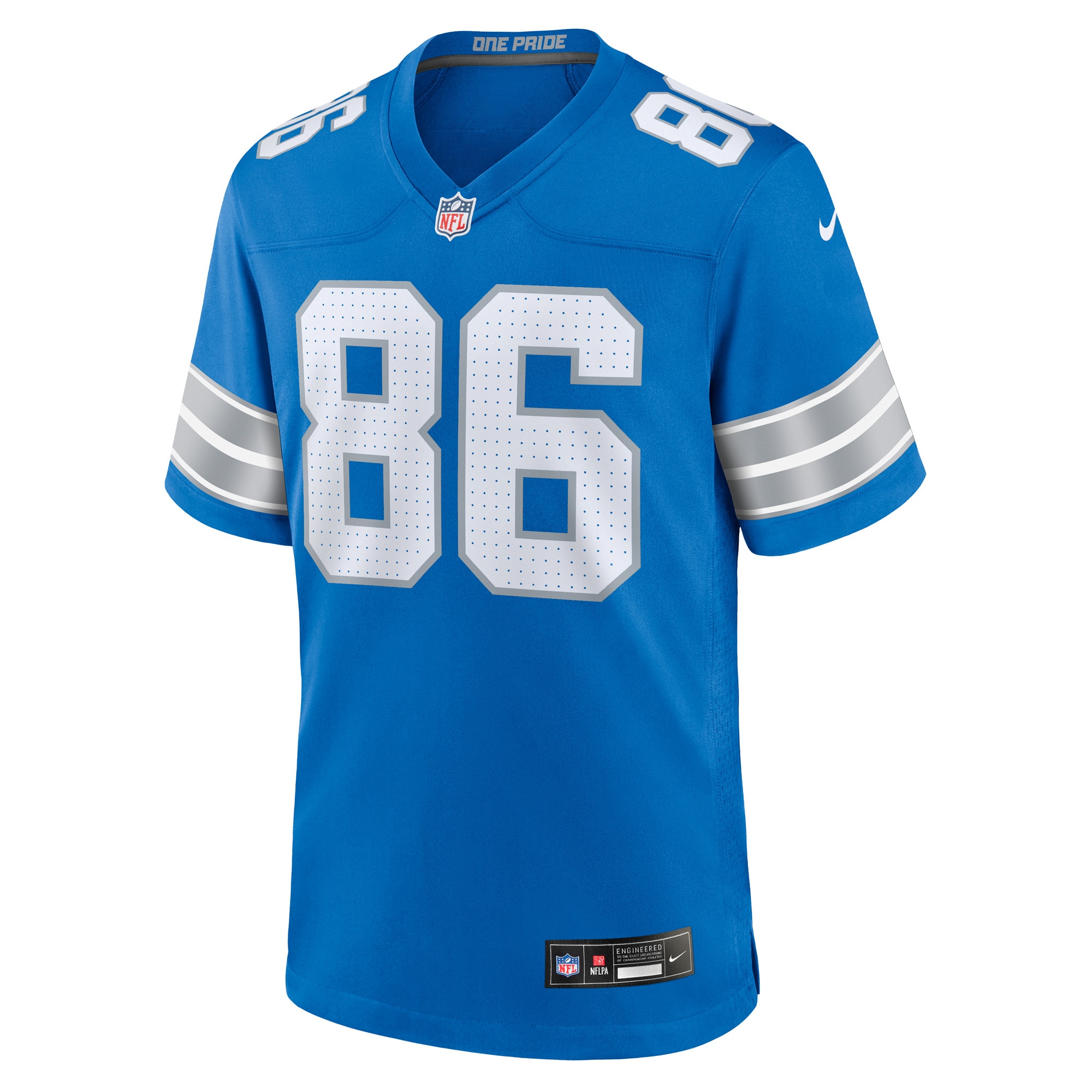 Men's Detroit Lions Isaac Rex Blue Game Jersey JS5610 nicesnker - Image 2