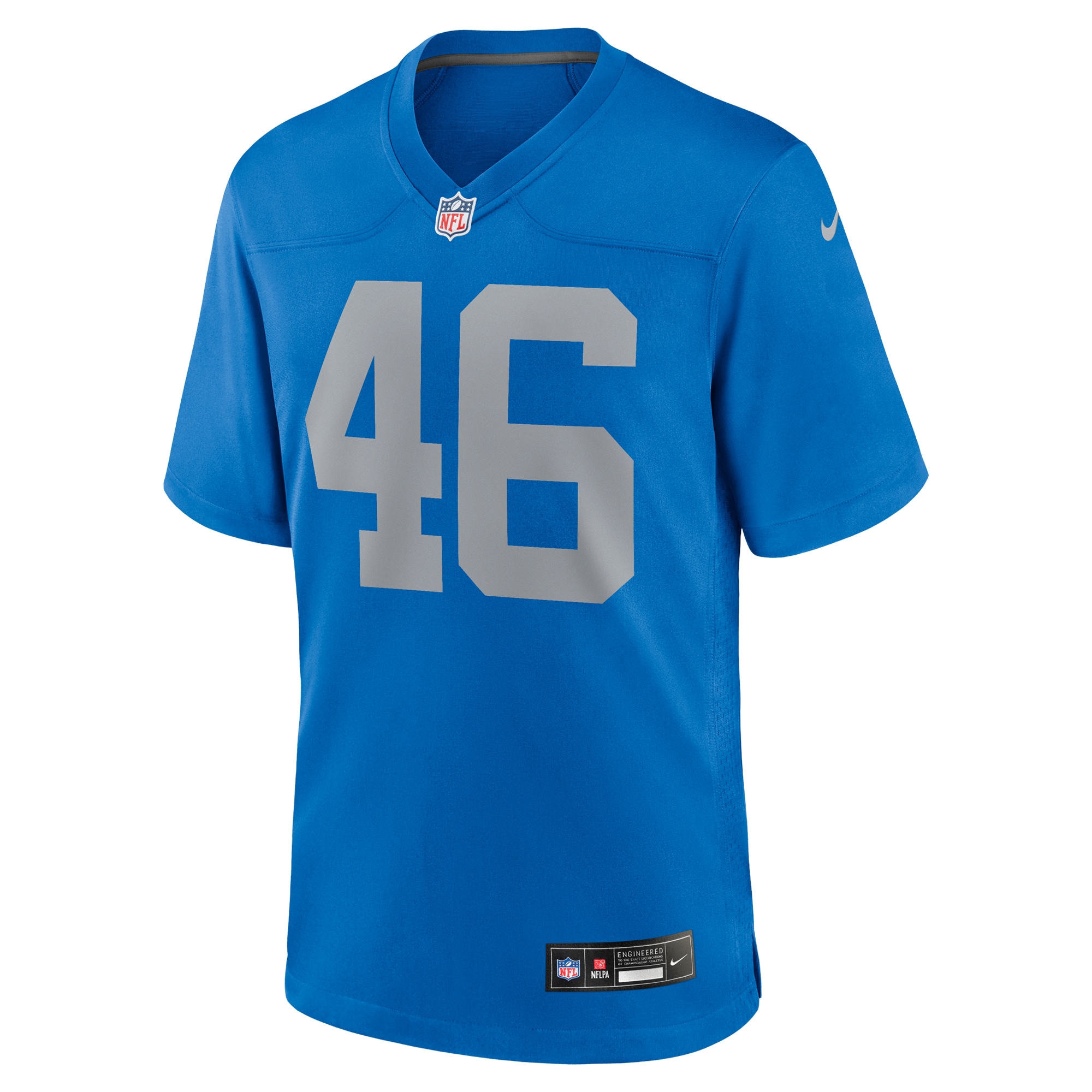 Men's Detroit Lions Jack Campbell Blue Alternate Game Jersey JS4684 nicesnker - Image 2