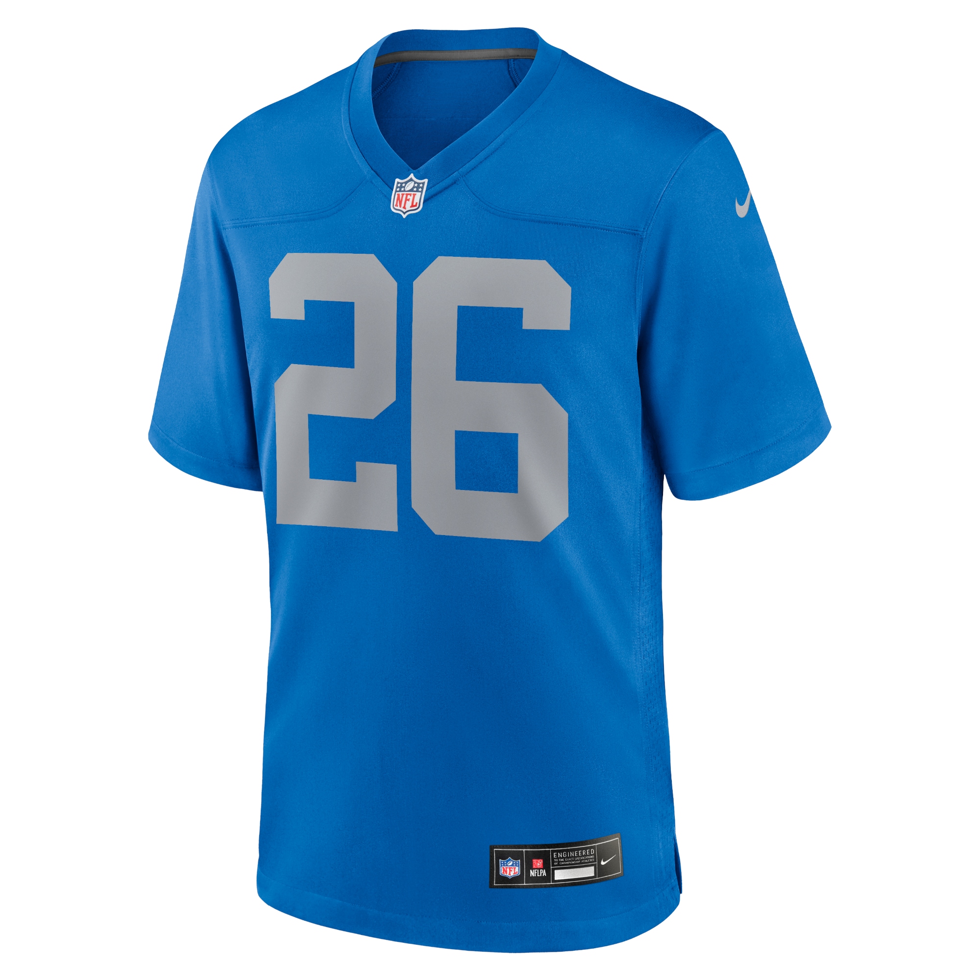 Men's Detroit Lions Jahmyr Gibbs Blue Alternate Game Jersey JS1161 nicesnker - Image 2