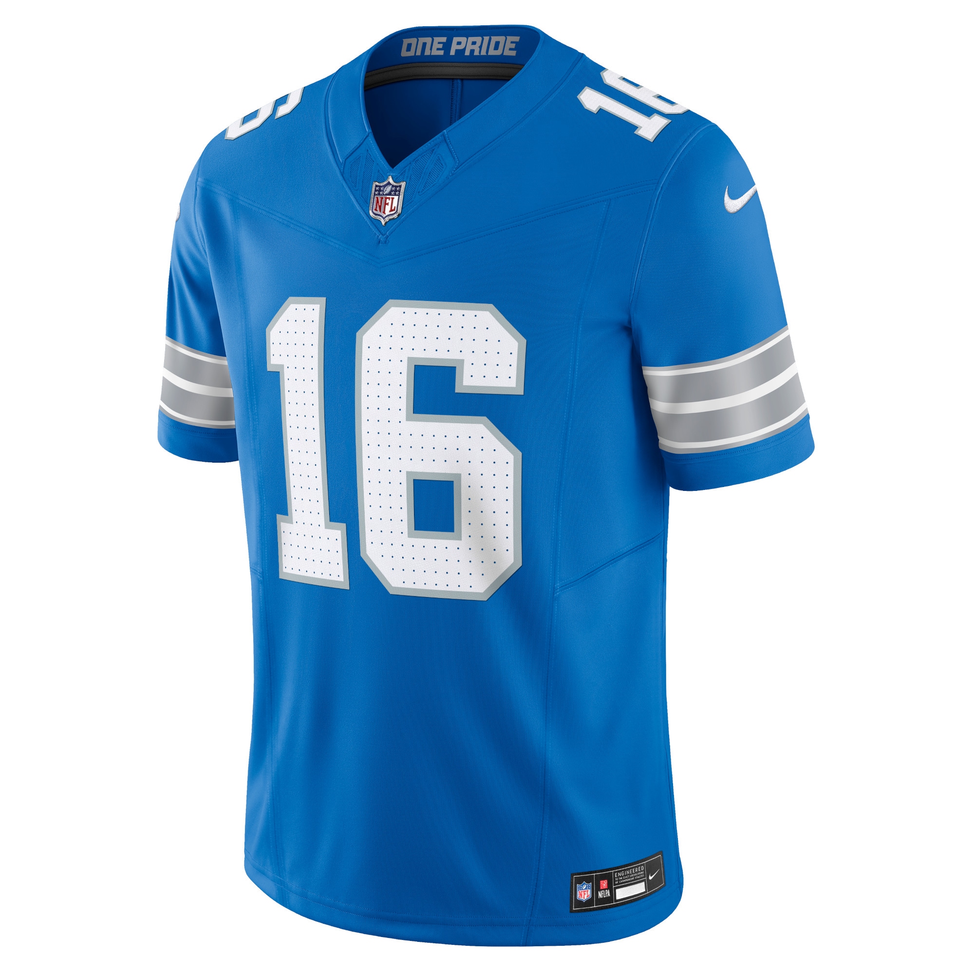 Men's Detroit Lions Jared Goff Blue Vapor F.U.S.E. Limited Jersey JS8931 nicesnker - Image 2