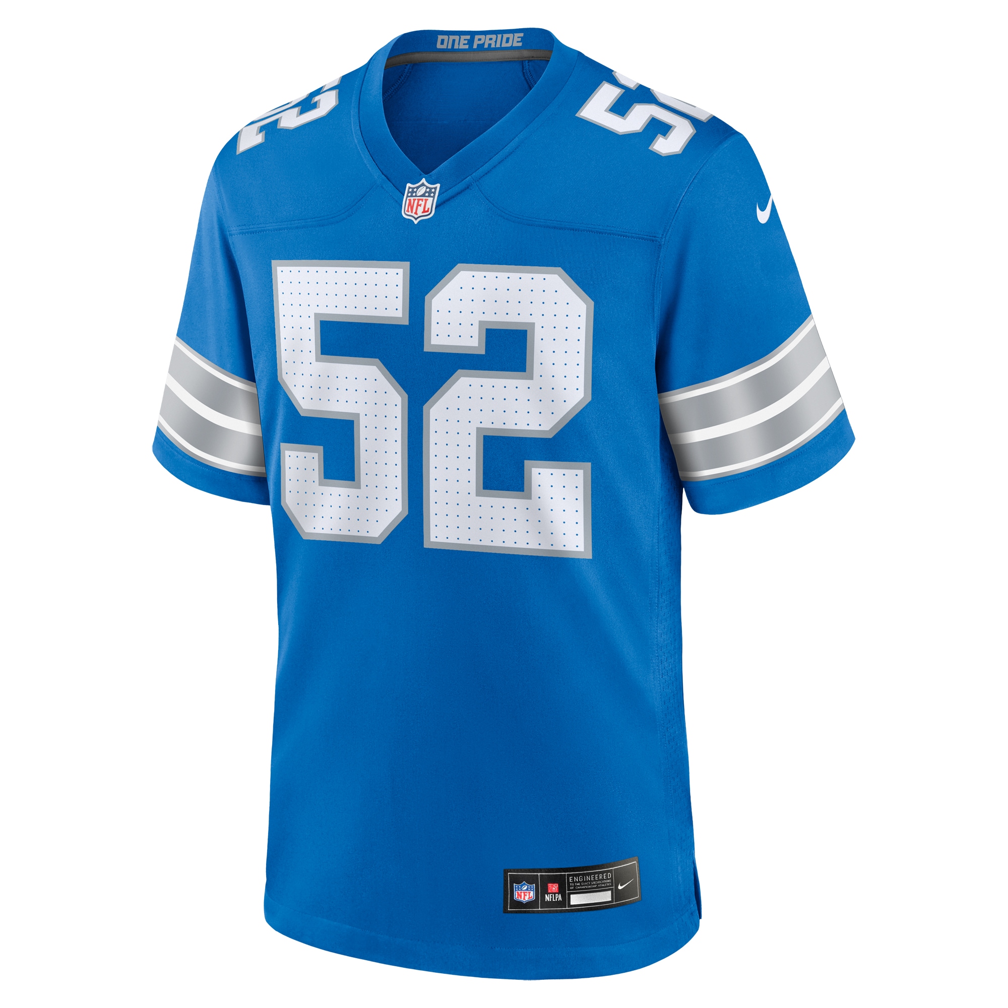 Men's Detroit Lions Netane Muti Blue Game Jersey JS1612 nicesnker - Image 2
