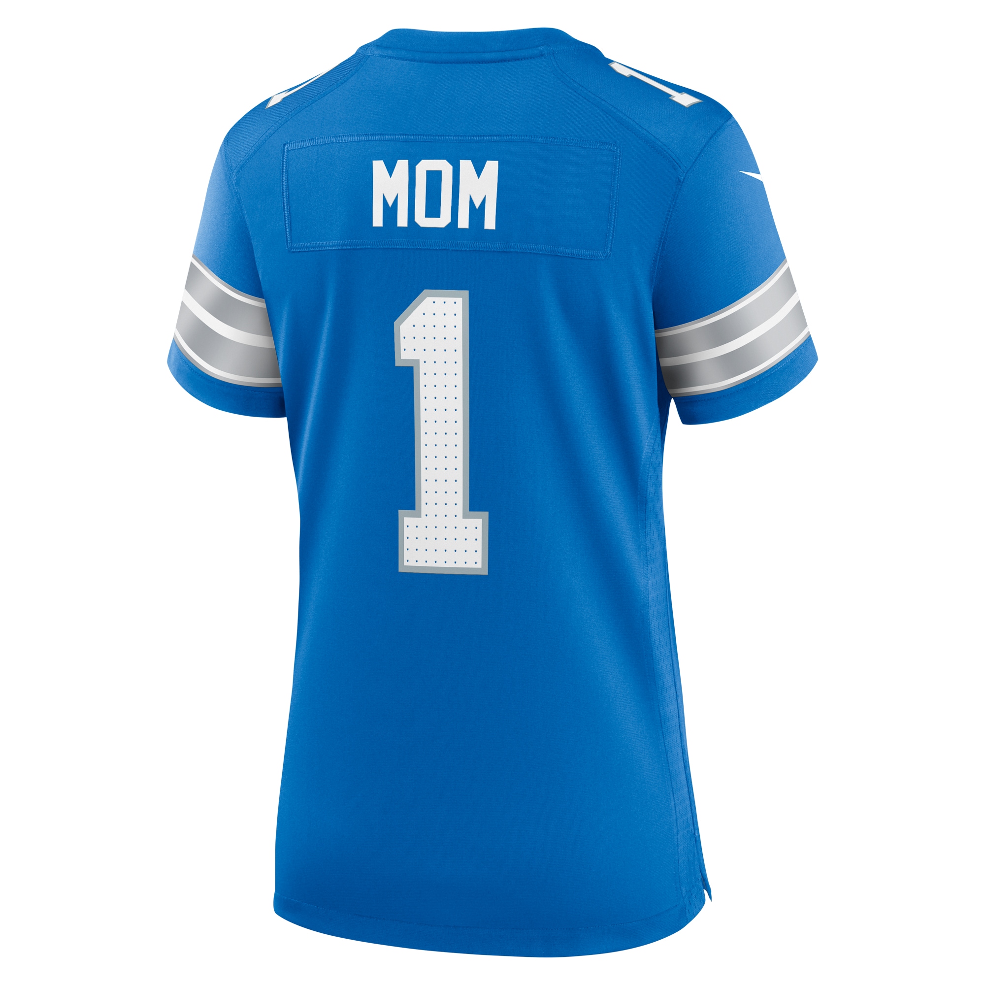 Men's Detroit Lions Number 1 Mom Blue Game Jersey JS6539 nicesnker - Image 3
