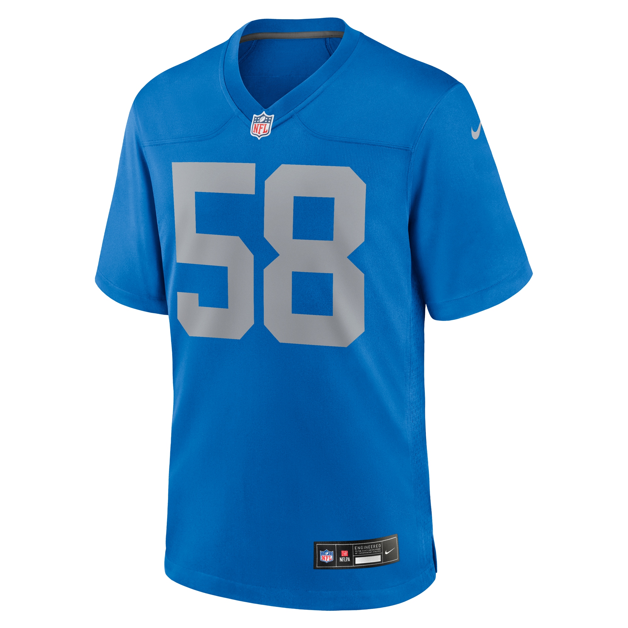 Men's Detroit Lions Penei Sewell Blue Alternate Game Jersey JS5960 nicesnker - Image 2