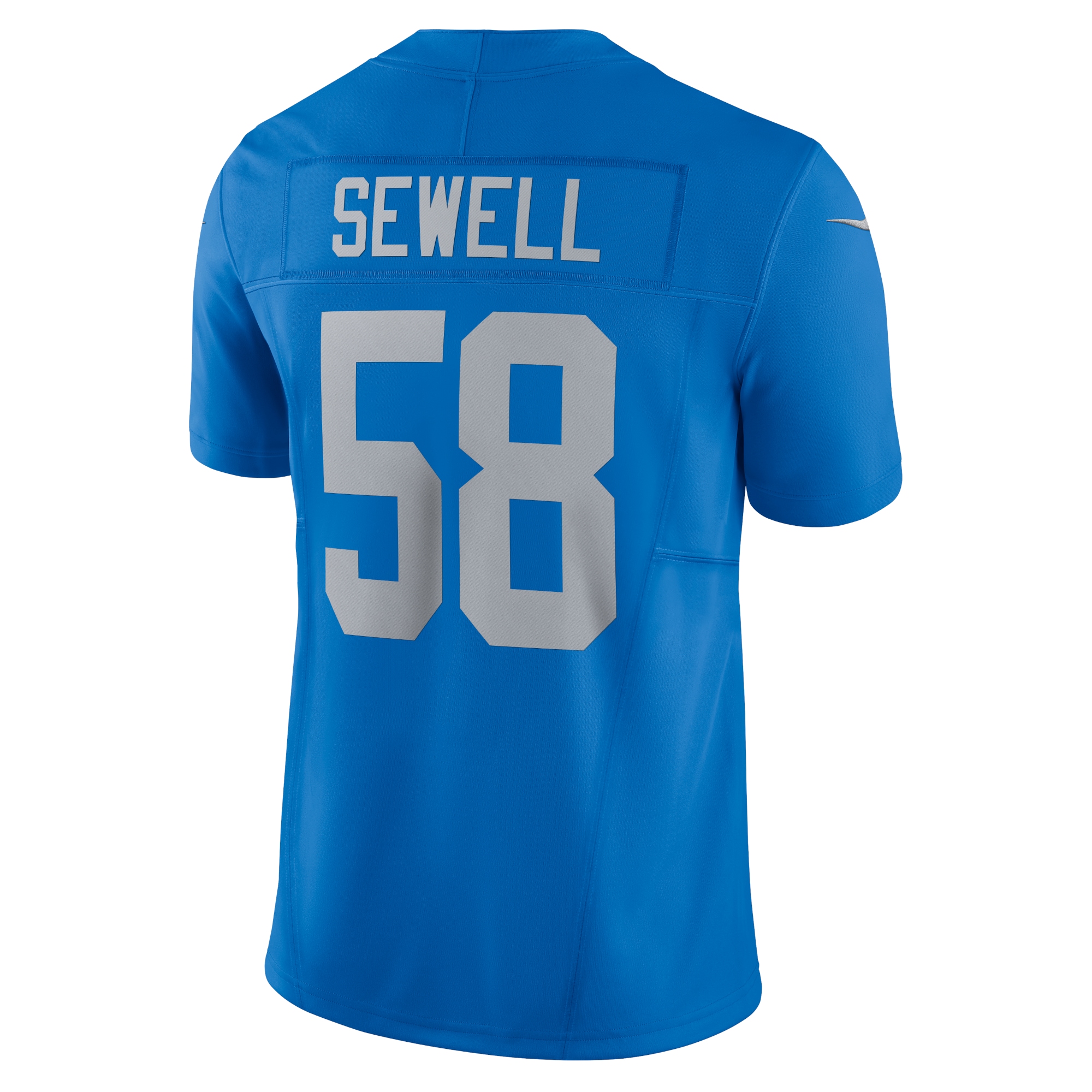 Men's Detroit Lions Penei Sewell Blue Vapor F.U.S.E. Alternate Limited Jersey JS4319 nicesnker - Image 3
