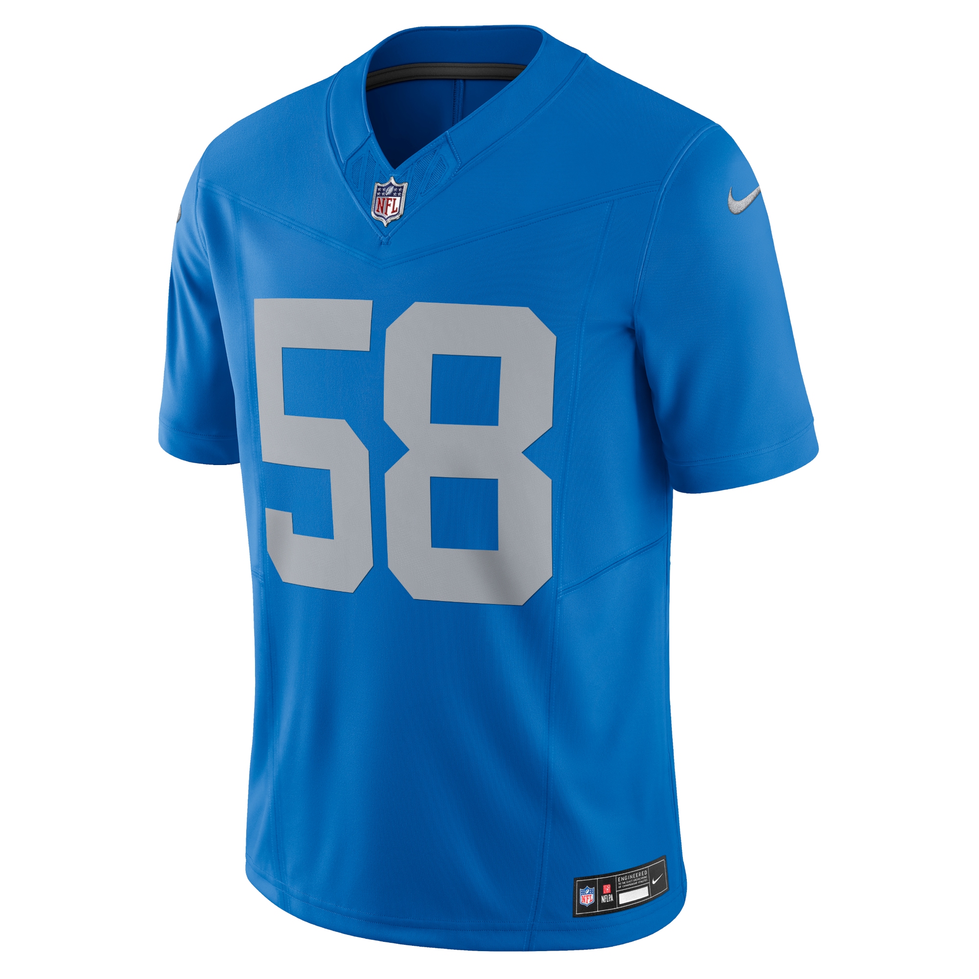 Men's Detroit Lions Penei Sewell Blue Vapor F.U.S.E. Alternate Limited Jersey JS4319 nicesnker - Image 2