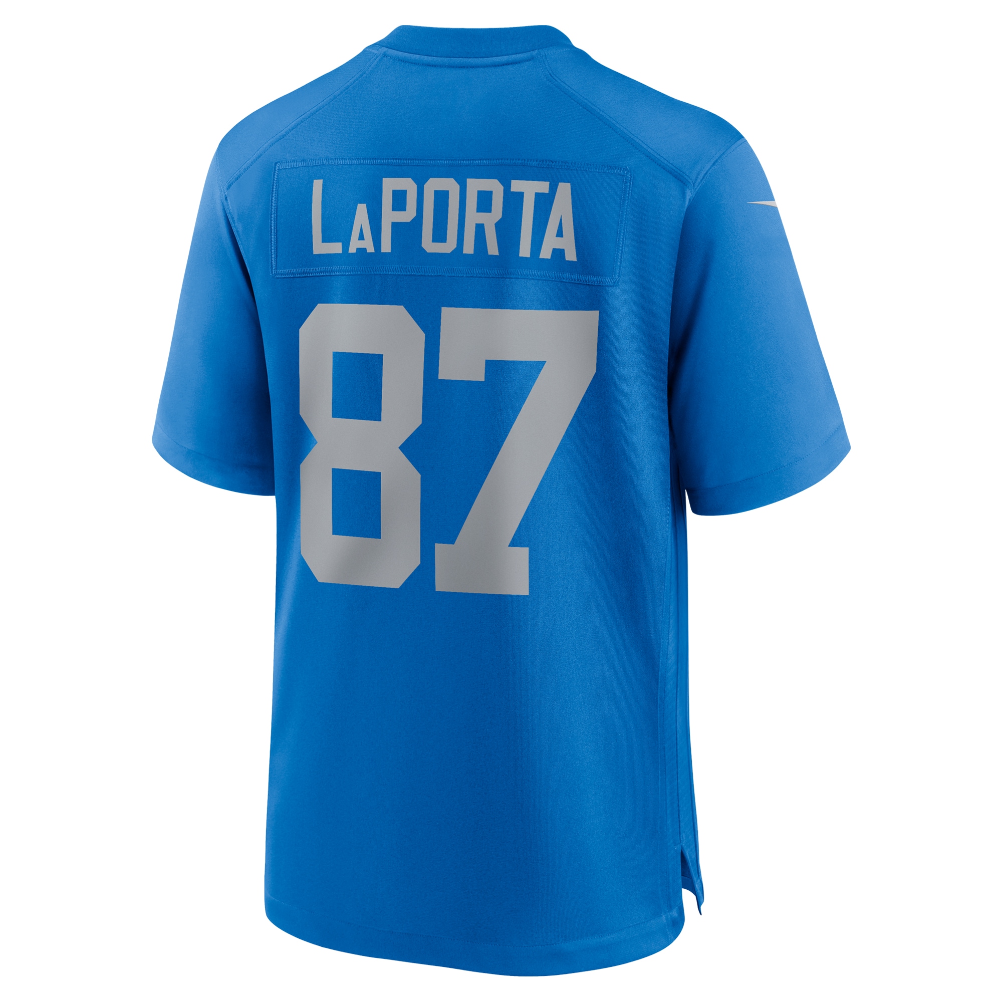 Men's Detroit Lions Sam LaPorta Blue Alternate Game Jersey JS4815 nicesnker - Image 3