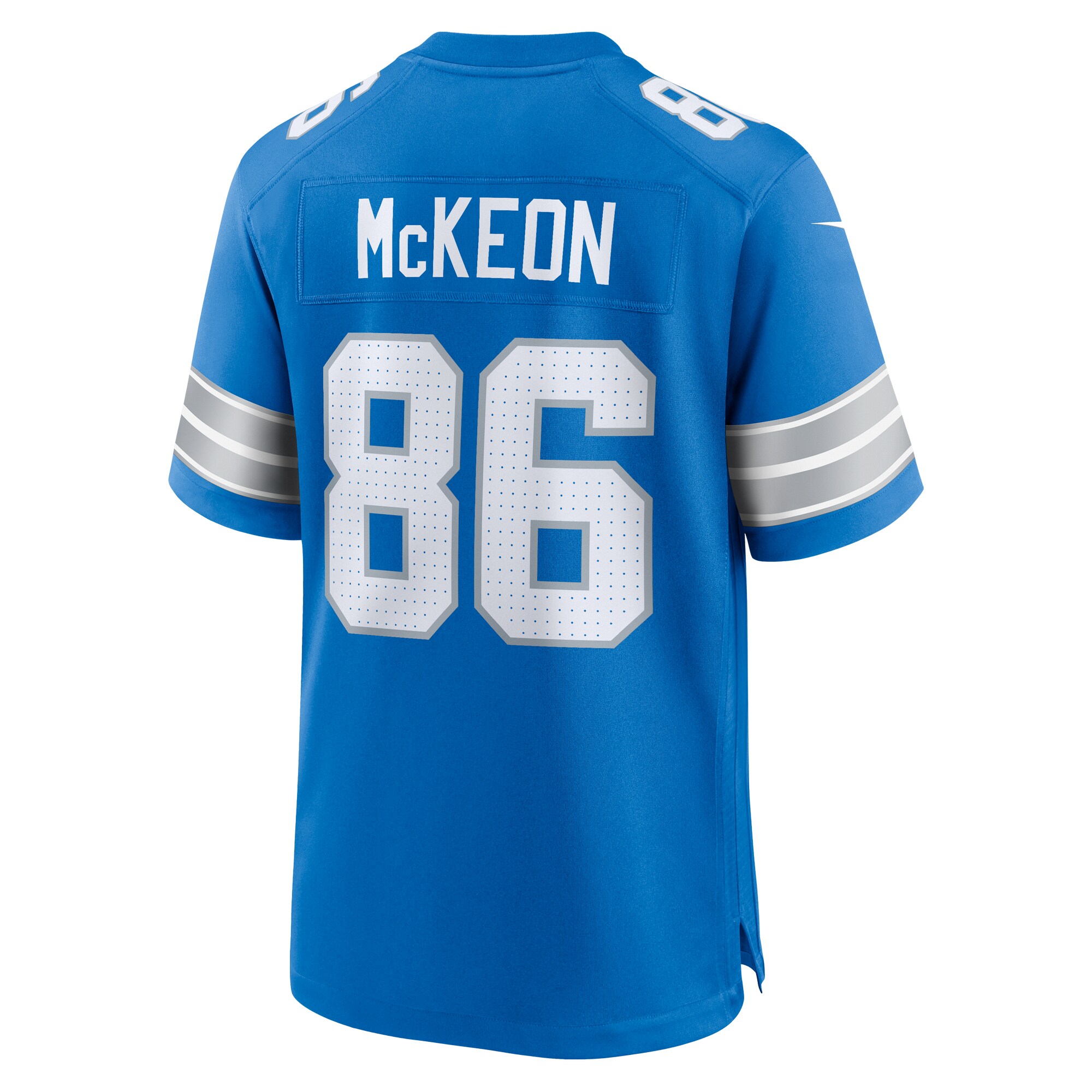 Men's Detroit Lions Sean McKeon Blue Game Jersey JS7471 nicesnker - Image 3
