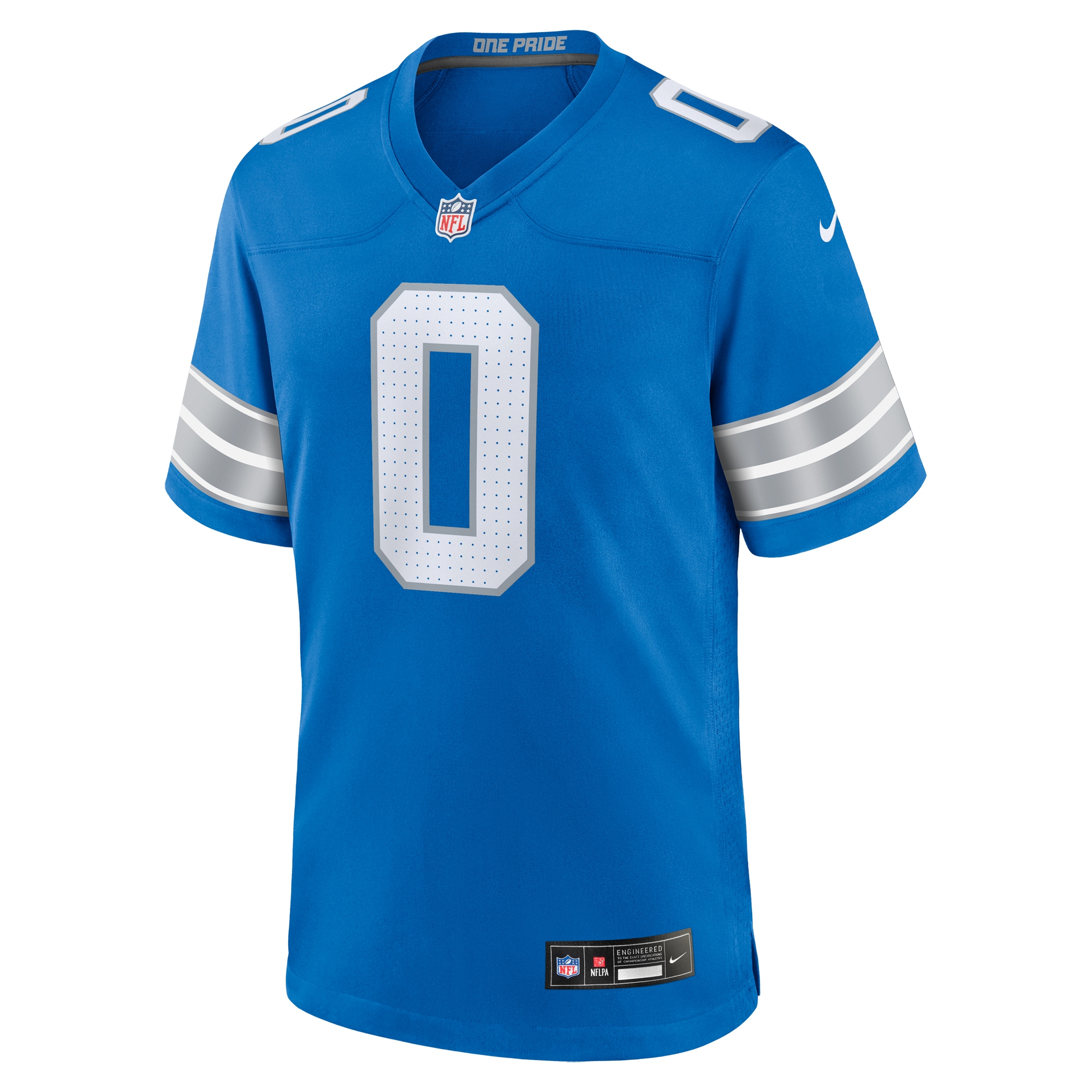 Men's Detroit Lions Terrion Arnold Blue Player Game Jersey JS8547 nicesnker - Image 2