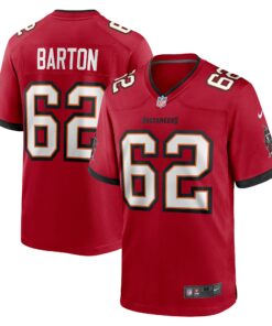 Men's Graham Barton Pick No. 26 Red Player Game Jersey JS3364 nicesnker