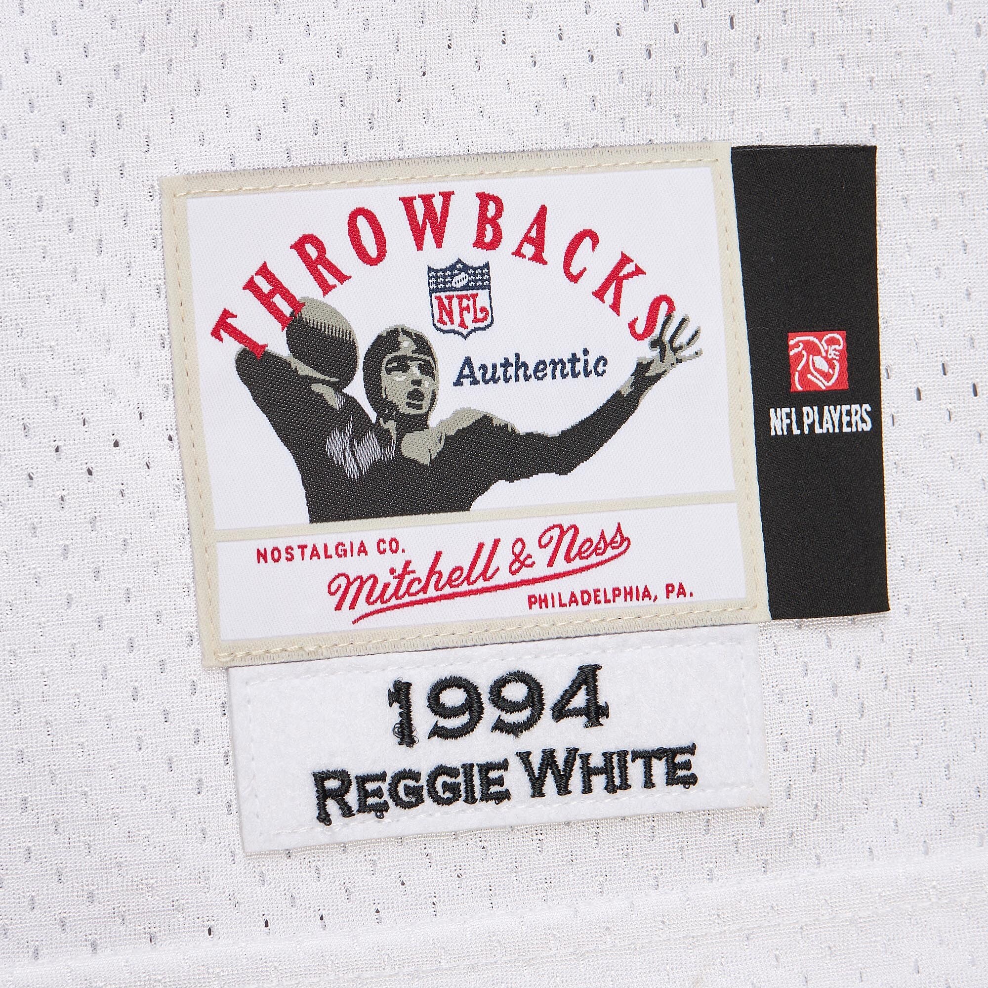 Men's Green Bay Packers 1994 Reggie White Mitchell & Ness White Throwback Retired Player Jersey JS7964 nicesnker - Image 4