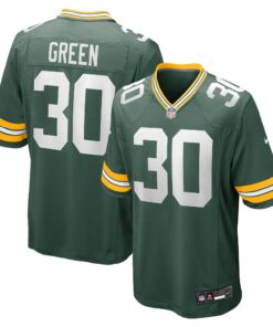 Men's Green Bay Packers Ahman Green Green Team Retired Player Game Jersey JS9232 nicesnker