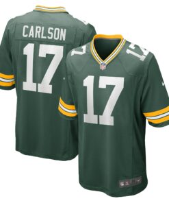 Men's Green Bay Packers Anders Carlson Green Game Jersey JS3076 nicesnker