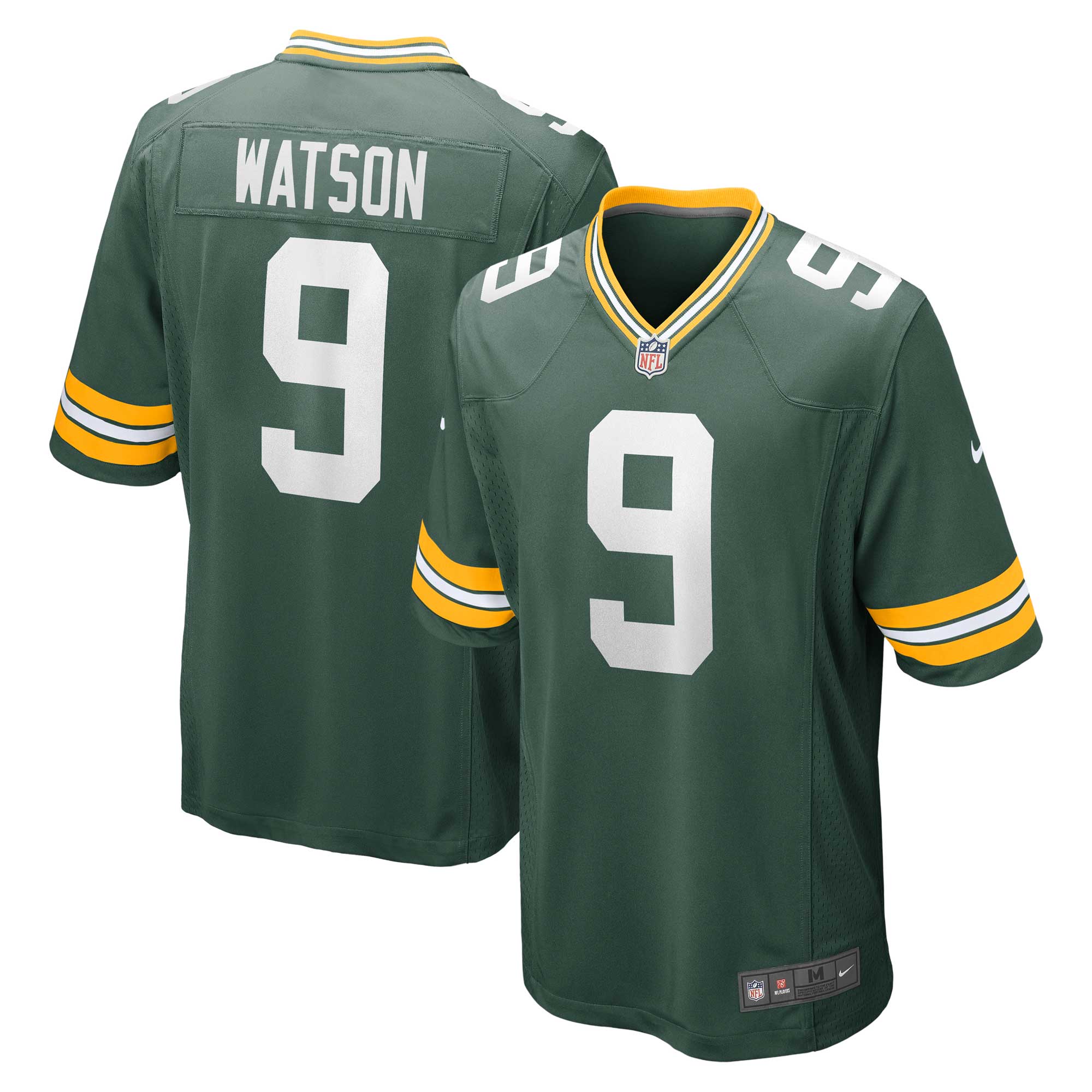 Men's Green Bay Packers Christian Watson Green Game Jersey JS9640 nicesnker