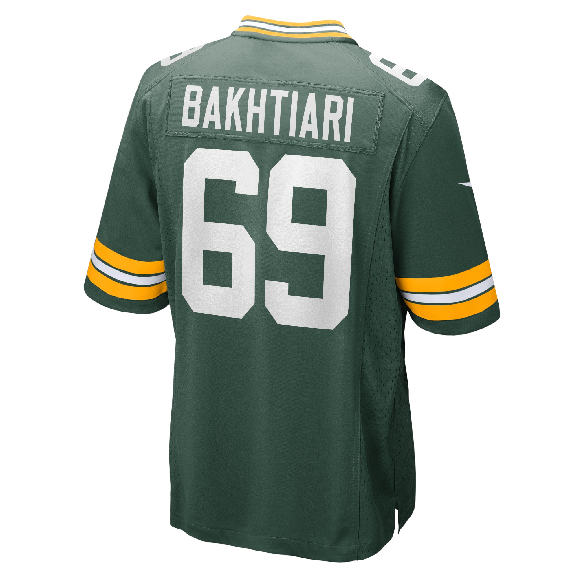 Men's Green Bay Packers David Bakhtiari Green Game Team Jersey JS6678 nicesnker - Image 3