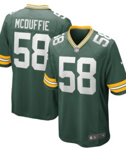 Men's Green Bay Packers Isaiah McDuffie Green Game Jersey JS8831 nicesnker