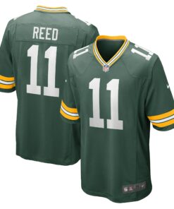 Men's Green Bay Packers Jayden Reed Green Game Jersey JS7704 nicesnker