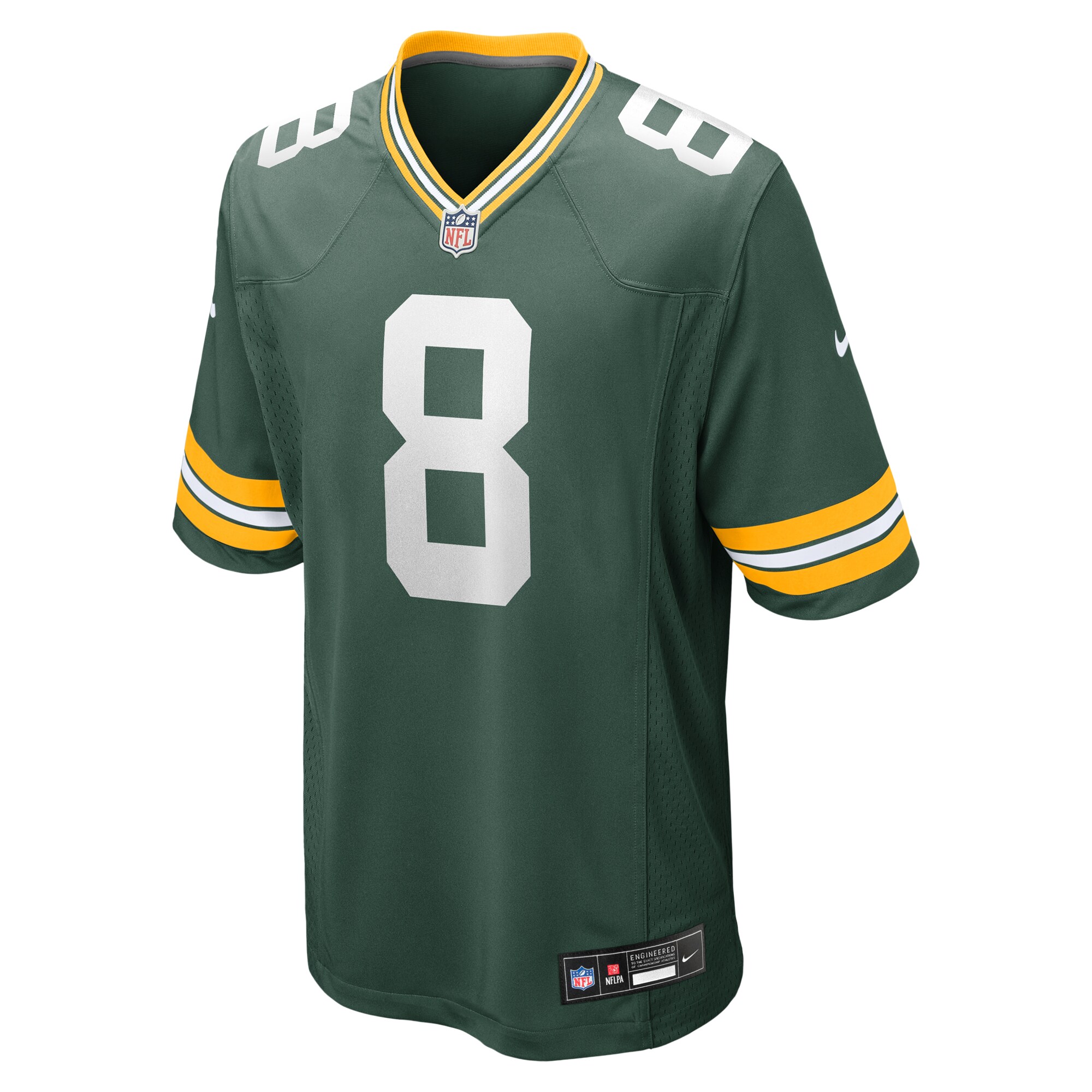 Men's Green Bay Packers Josh Jacobs Green Team Game Jersey JS5245 nicesnker - Image 2