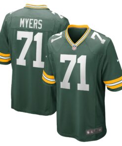 Men's Green Bay Packers Josh Myers Green Game Jersey JS1383 nicesnker