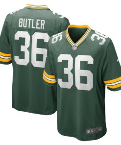 Men's Green Bay Packers LeRoy Butler Green Retired Player Game Jersey JS1185 nicesnker