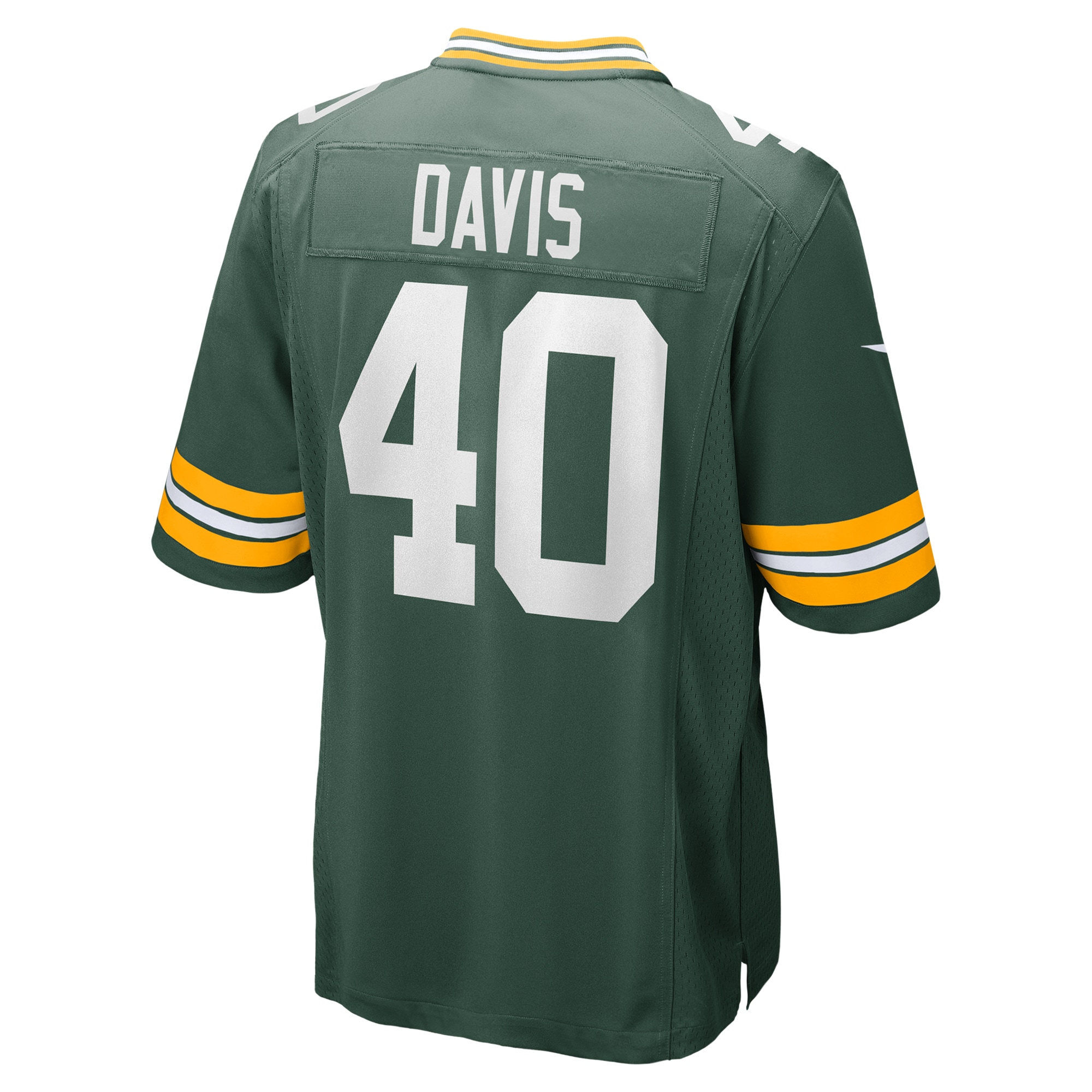 Men's Green Bay Packers LJ Davis Green Game Jersey JS6337 nicesnker - Image 3