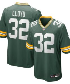 Men's Green Bay Packers MarShawn Lloyd Green Game Jersey JS1856 nicesnker