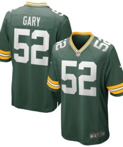 Men's Green Bay Packers Rashan Gary Green Game Jersey JS7247 nicesnker