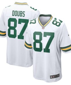 Men's Green Bay Packers Romeo Doubs White Game Player Jersey JS2620 nicesnker