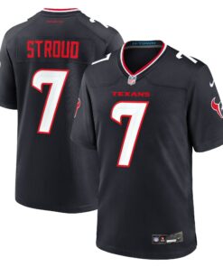 Men's Houston Texans C.J. Stroud Navy Game Jersey JS5288 nicesnker