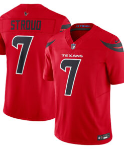 Men's Houston Texans C.J. Stroud Red Alternate Vapor F.U.S.E. Limited Jersey JS4908 nicesnker
