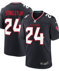 Men's Houston Texans Derek Stingley Jr. Navy Game Jersey JS4287 nicesnker