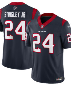 Men's Houston Texans Derek Stingley Jr. Navy Vapor F.U.S.E. Limited Jersey JS4272 nicesnker