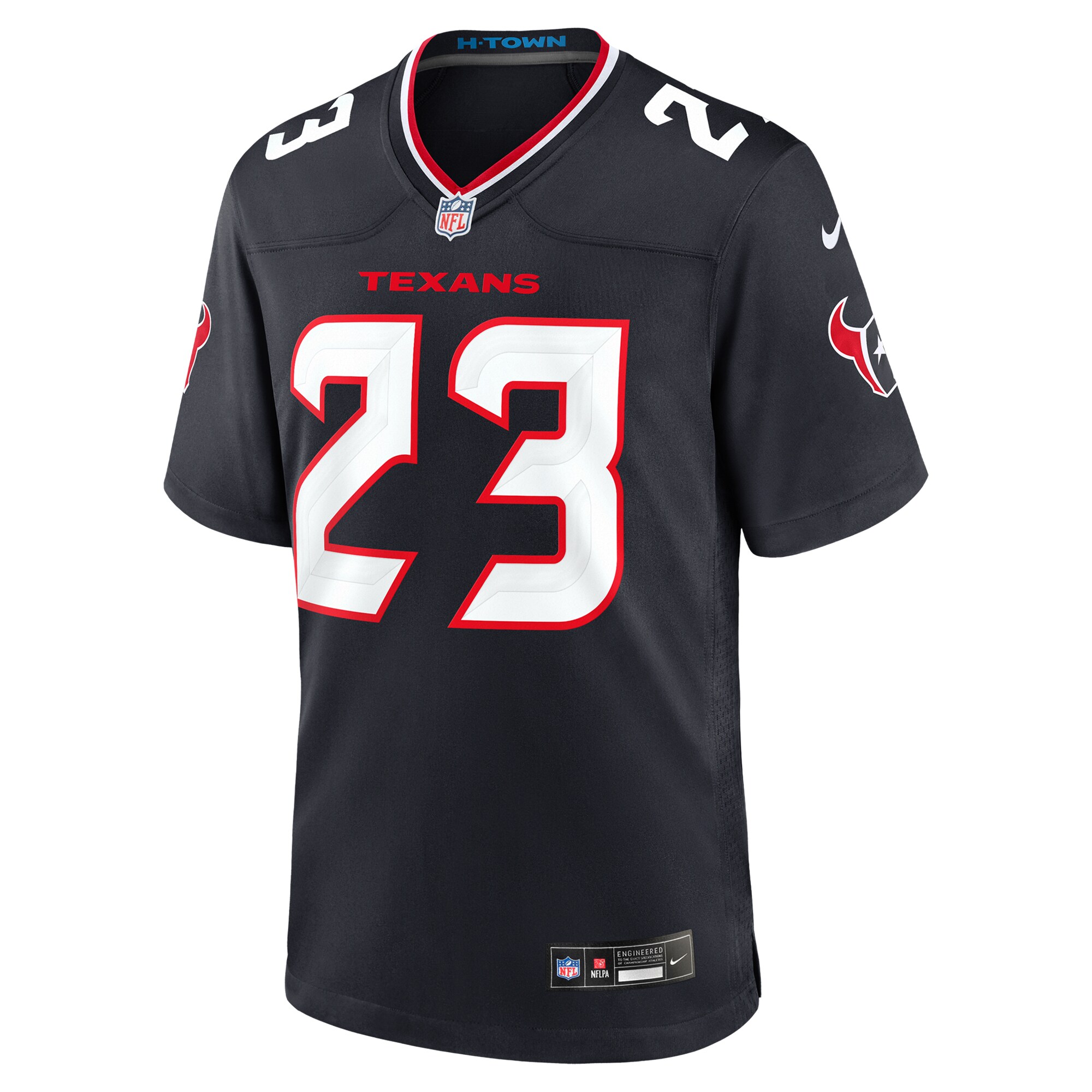 Men's Houston Texans Eric Murray Navy Team Game Jersey JS5475 nicesnker - Image 2