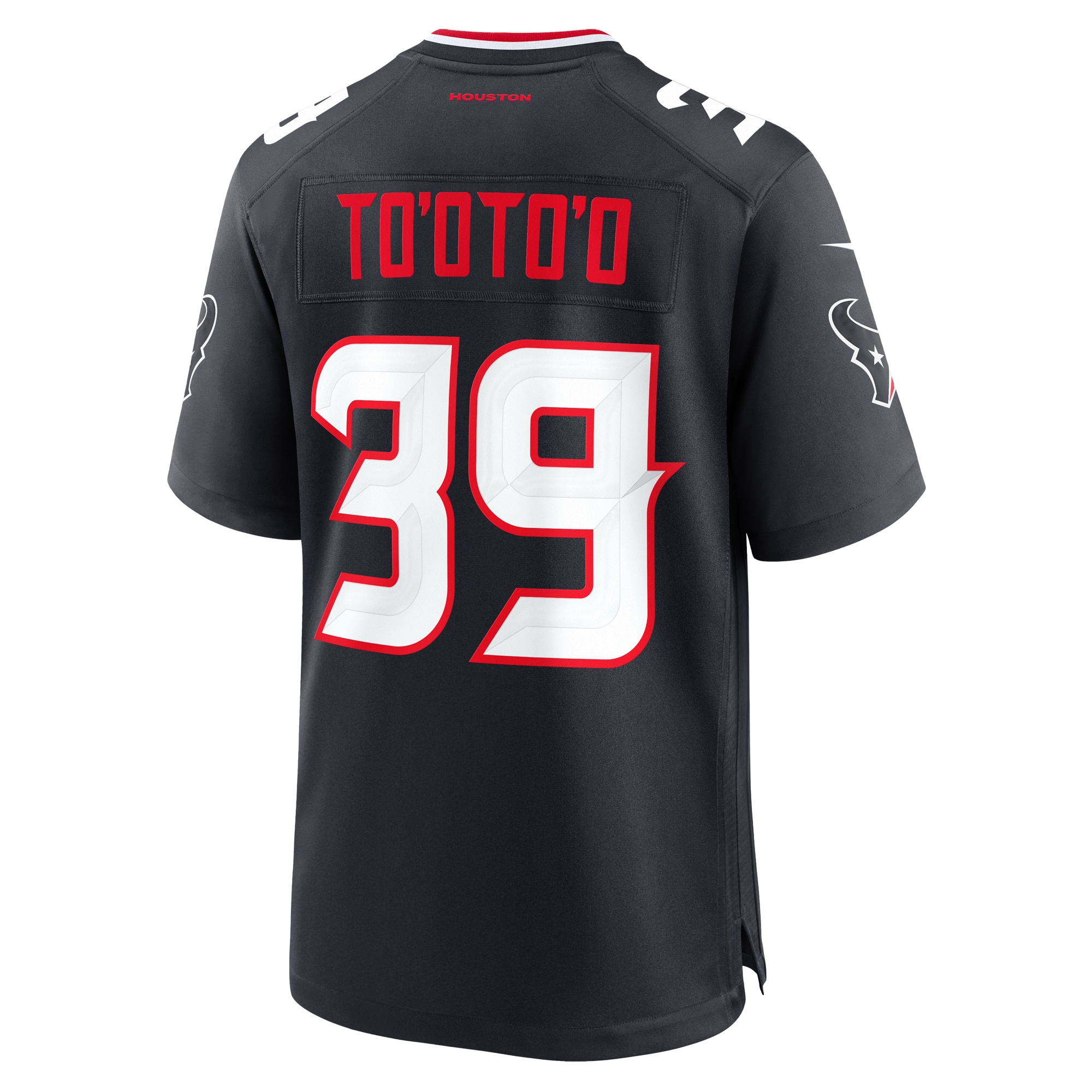 Men's Houston Texans Henry To'oto'o Navy Team Game Jersey JS8525 nicesnker - Image 3