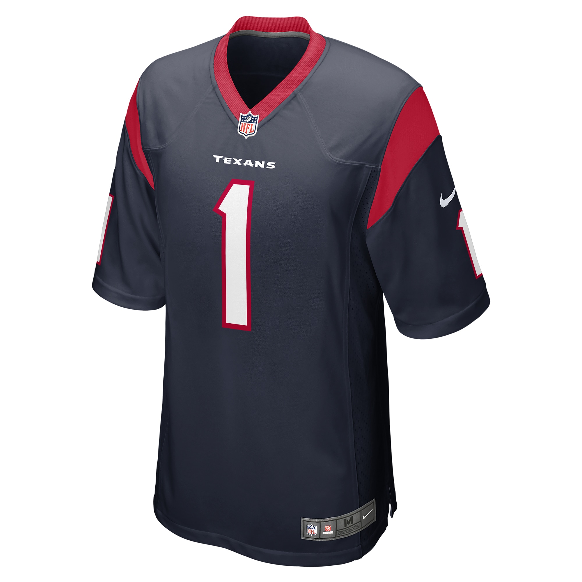 Men's Houston Texans Jimmie Ward Navy Game Player Jersey JS7354 nicesnker - Image 2