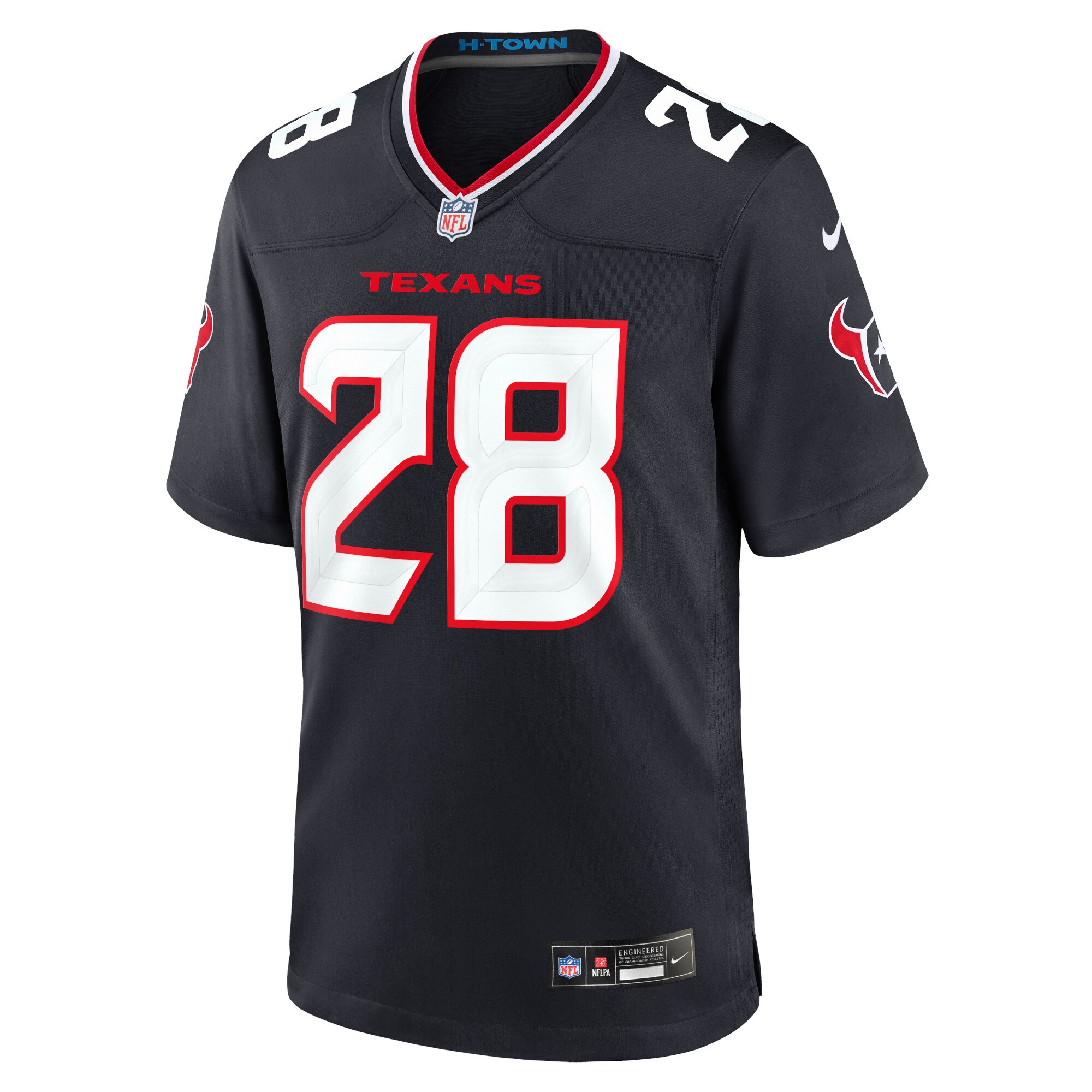 Men's Houston Texans Joe Mixon Navy Game Jersey JS3859 nicesnker - Image 2