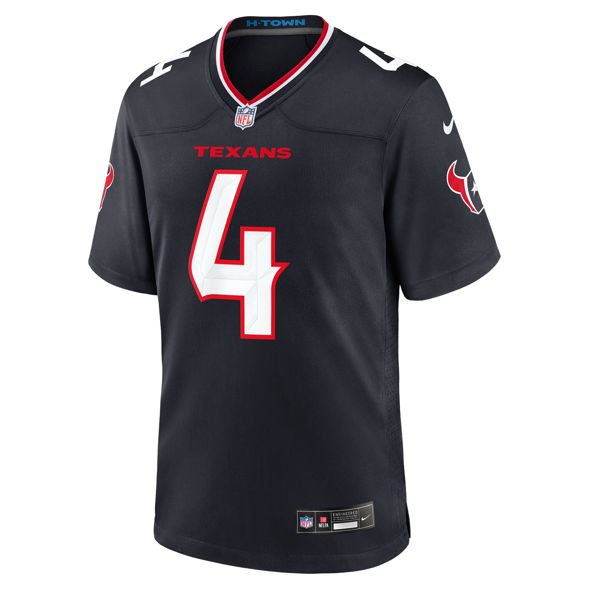 Men's Houston Texans Kamari Lassiter Navy Team Game Jersey JS2844 nicesnker - Image 2