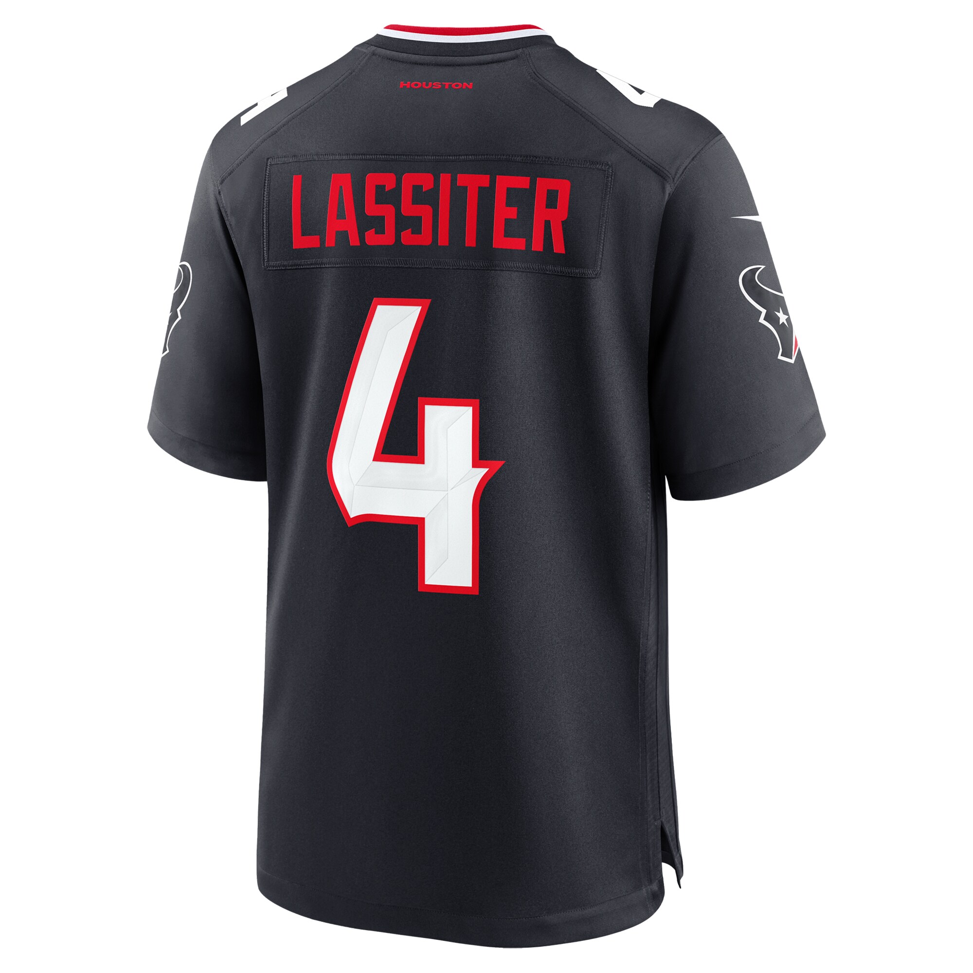 Men's Houston Texans Kamari Lassiter Navy Team Game Jersey JS2844 nicesnker - Image 3