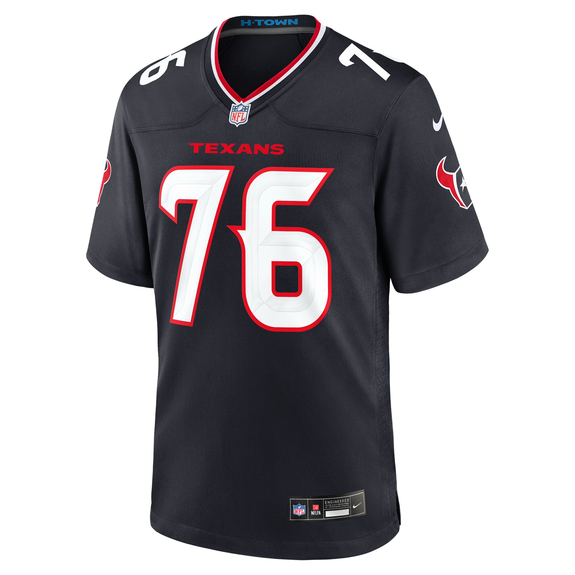 Men's Houston Texans Kenyon Green Navy Team Game Jersey JS3202 nicesnker - Image 2