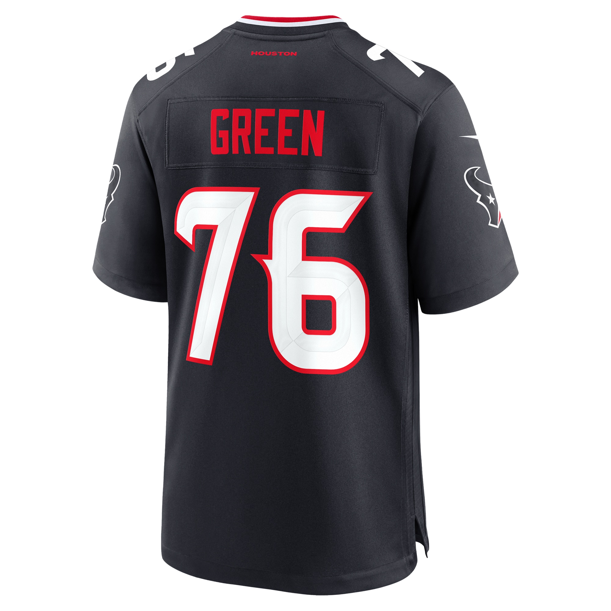 Men's Houston Texans Kenyon Green Navy Team Game Jersey JS3202 nicesnker - Image 3