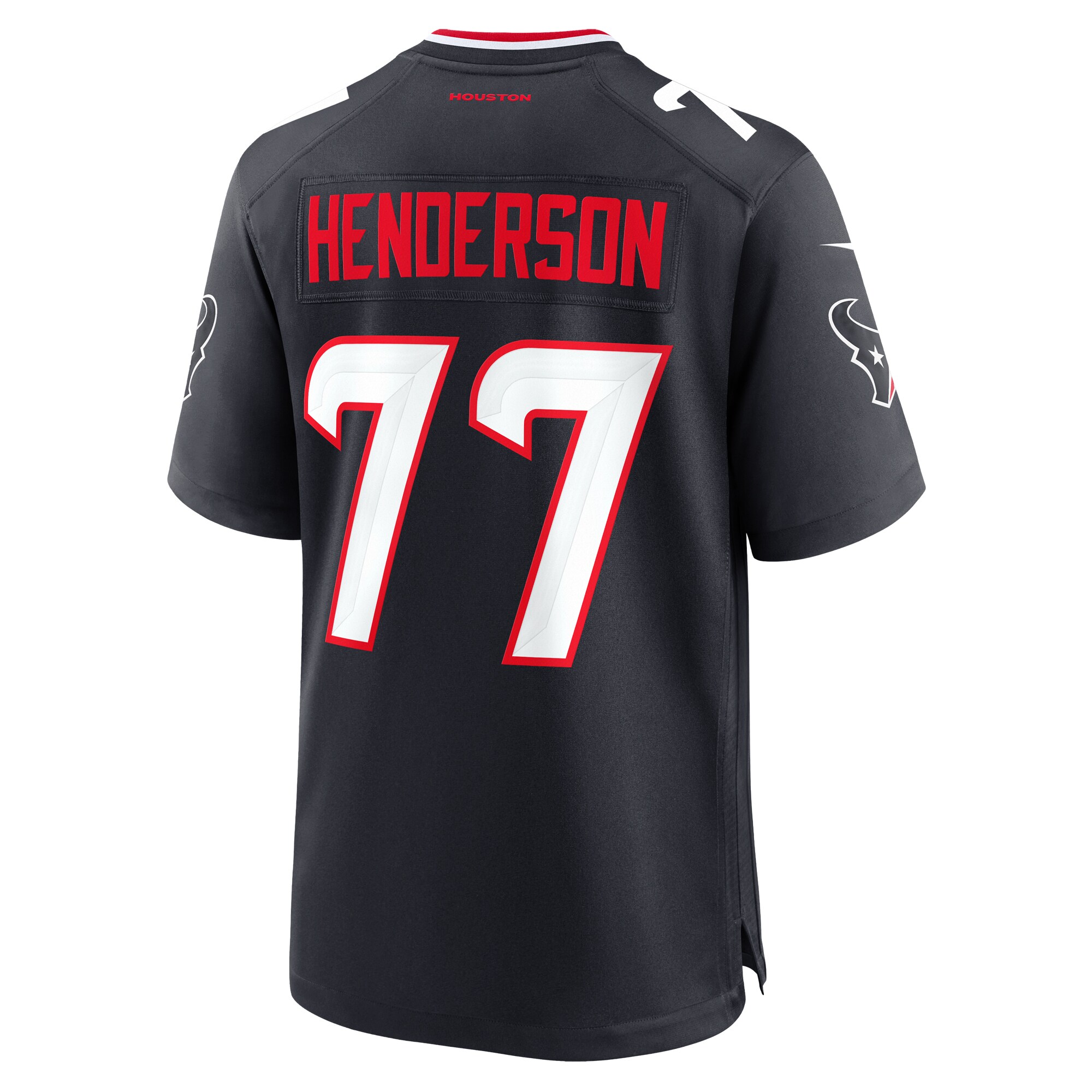Men's Houston Texans LaDarius Henderson Navy Game Jersey JS9955 nicesnker - Image 3
