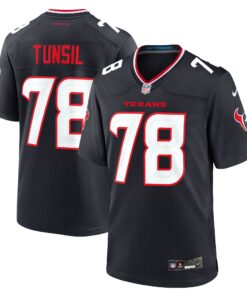 Men's Houston Texans Laremy Tunsil Navy Team Game Jersey JS6701 nicesnker