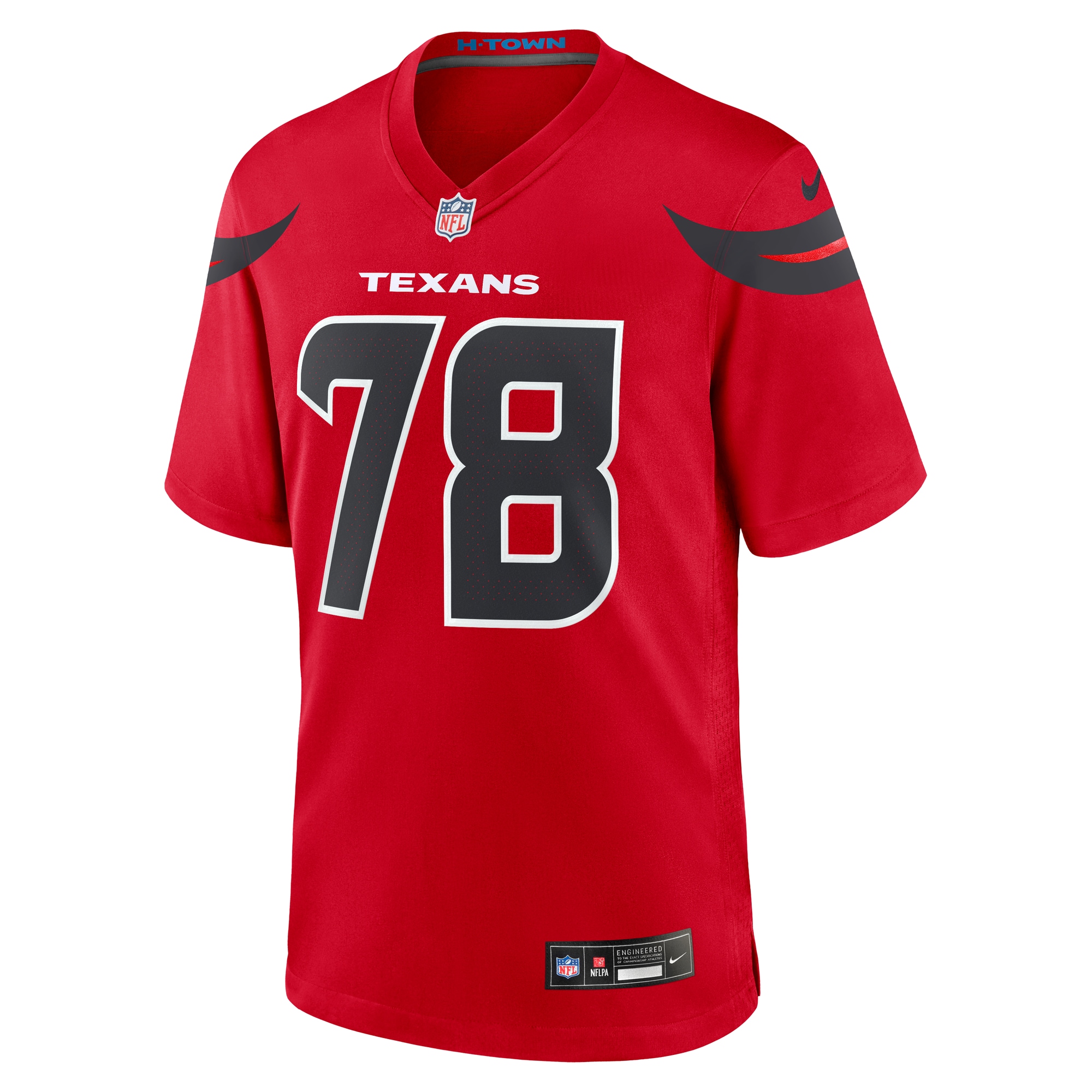 Men's Houston Texans Laremy Tunsil Red Alternate Game Jersey JS5826 nicesnker - Image 2