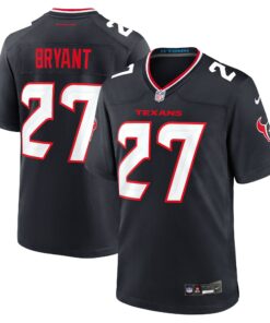 Men's Houston Texans Myles Bryant Navy Team Game Jersey JS7782 nicesnker