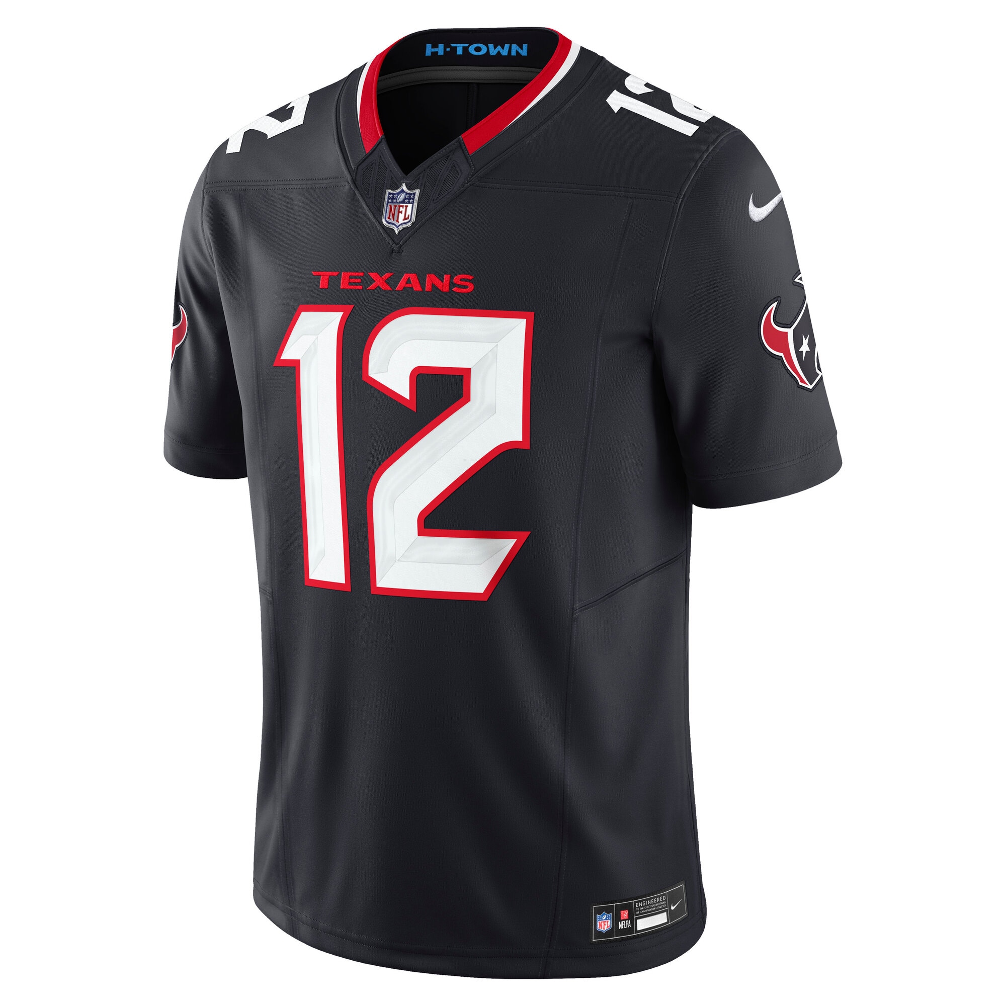 Men's Houston Texans Nico Collins Navy Team Vapor F.U.S.E. Limited Jersey JS2300 nicesnker - Image 2