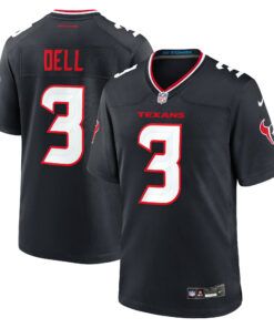 Men's Houston Texans Tank Dell Navy Game Jersey JS7195 nicesnker